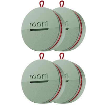 Roam Smart Gps Tracker For ItemsKeys & Bags4 Pack GreenWaterproofLong BatteryIphone & Android Compatible from B&Q