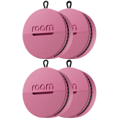 Roam Smart Gps Tracker For ItemsKeys & Bags4 Pack PinkWaterproofLong BatteryIphone & Android Compatible from B&Q