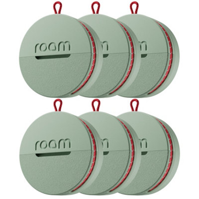 Roam Smart Gps Tracker For ItemsKeys & Bags6 Pack GreenWaterproofLong BatteryIphone & Android Compatible from B&Q