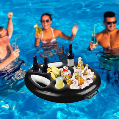 Inflatable Pool Floating Drink Holder from B&Q