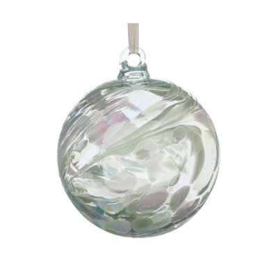 Sienna Glass 10Cm Friendship Ball 30Th Wedding Anniversary Pearl