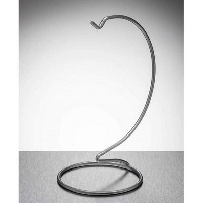 Sienna Glass Silver Metal Ornament Stand Medium - Image 5