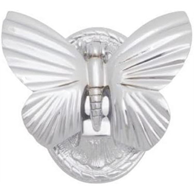 Castelion Chrome Butterfly Door Knocker from B&Q