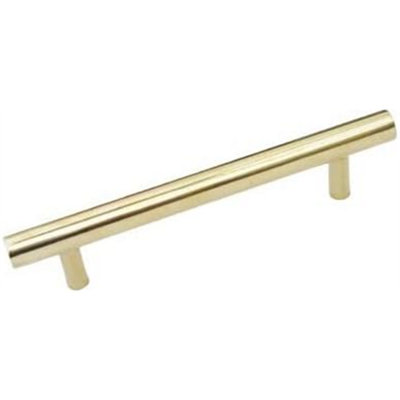 Castelion Solid Brass Round 140mm Bar Pull Handle from B&Q