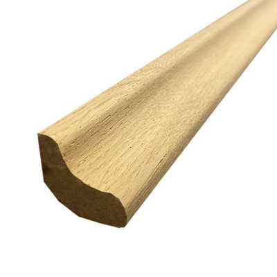 B&Q -  Superior Raw Oak Veneered Scotia/beading / 22mm X 2.4MFor Engineered WoodPack Of 5