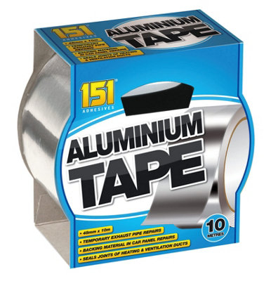 151 Products 48mm X 10M Adhesive Aluminium Foil Tape Pipes... from B&Q