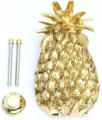 Castelion Large Brass Pineapple Door Knocker from B&Q
