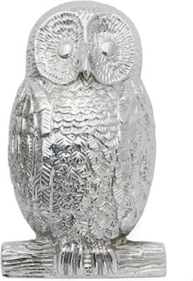 Castelion Chrome Owl Door Knocker from B&Q