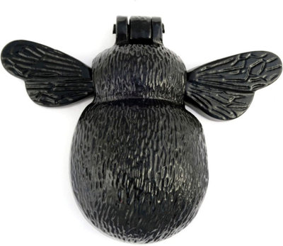 Castelion Black Cast Iron Country Bumble Bee Door Knocker from B&Q