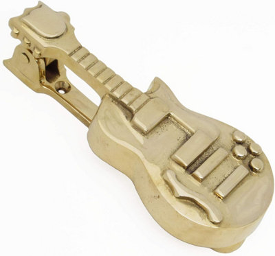 Castelion Brass Guitar Door Knocker from B&Q