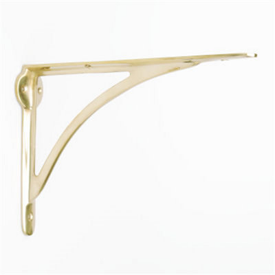 Small Solid Brass Ironbridge Shelf Bracket - 3""x 4"" - Image 4