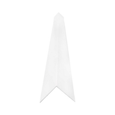 1 X White Rigid Angle 10mm X 10mm X 1  Metre from B&Q