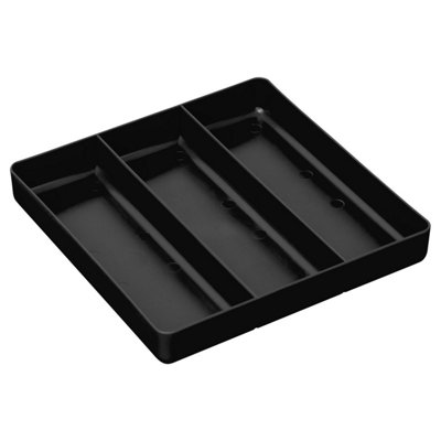 Ernst Manufacturing Ernst Tool Organiser Tray Black 3 Compartment 5021 from B&Q