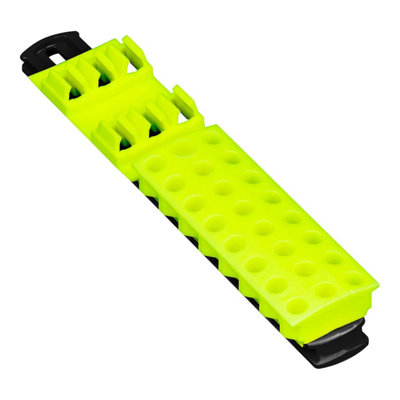 Ernst Manufacturing Ernst Bit Buddy 30 Tool Magnetic Screwdriver Bit Storage Organiser Hiviz/black 5751Hv from B&Q