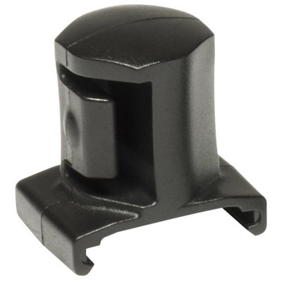 Ernst 8443 3/4" Dura-Pro Twist Lock Socket Clips 5 Pack Black from B&Q