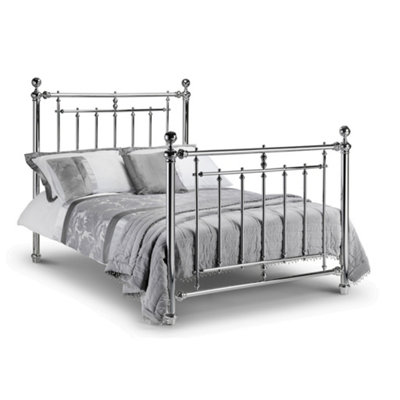 Ashfield Chrome High End Metal Bed FrameKing Size 5Ft (150Cm from B&Q