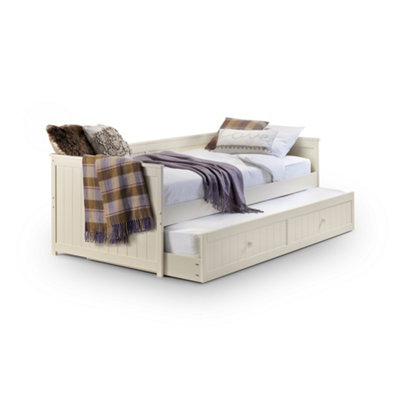 Ashfield Premier Stone White Wooden Daybed  With Underbed TrundleSingle 3Ft (90Cm) (Guest Bed) from B&Q