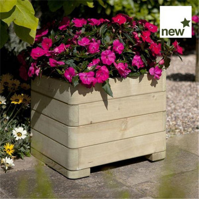 Cheshire Deluxe  Square Garden Planter (1'7" X 1'7") from B&Q