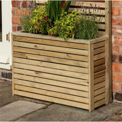 Cheshire Pressure Treated Tall Garden Garden Planter (3Ft X 1Ft) from B&Q