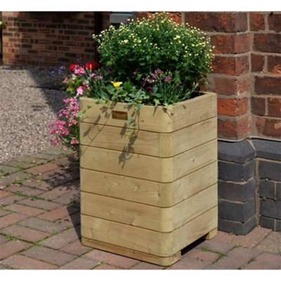 Cheshire Pressure Treated Tall Garden Planter (1.5Ft X 1.5Ft X 2Ft) from B&Q