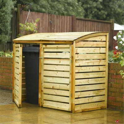 Cheshire Deluxe Double Bin Store (5Ft X 3Ft) from B&Q