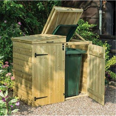 Cheshire Deluxe Apex Bin Store (5.01Ft X 2.65Ft) from B&Q