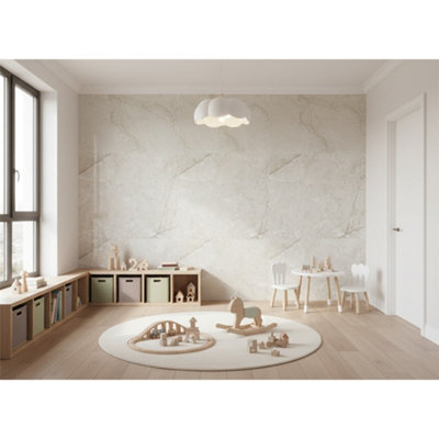 Marlborough Opalus Marble Ivory Matt Porcelain Tile (15 Pack5 Box5.35M2 )PlayroomFloor & Wall Tile -Based On Turkish Silver Marble from B&Q