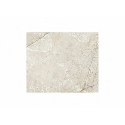 Marlborough Opalus Marble Ivory Matt Porcelain Tile (15 Pack5 Box5.35M2 )TileFloor & Wall Tile -Based On Turkish Silver Marble from B&Q