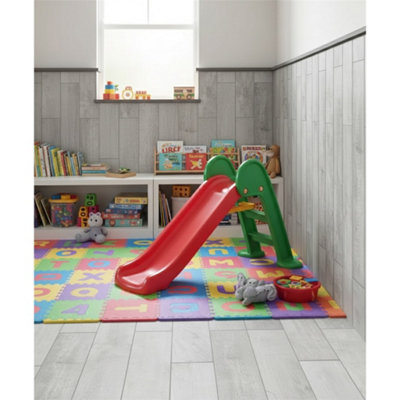 Marlborough Premium Ash Grey Matt Porcelain Wood Effect Floor Tile (45 Pack5 Box6.1M2 Coverage)Playroom- Inspired By Latin America from B&Q