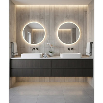 Marlborough Premium Ash Grey Matt Porcelain Wood Effect Floor Tile (180 Pack20 Box24.4M2 Coverage)Sink- Inspired By Latin America from B&Q