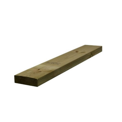 B&Q - MarlboroughPack Of 10 (Total 10 Unit)47mm (T) X 150mm (W) Reg Treated Carcassing C16/24 (Finish 44X145mm)1200mm Length