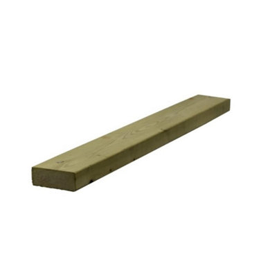 B&Q - MarlboroughPack Of 5 (Total 5 Unit)47mm (T) X 125mm (W) Reg Treated Carcassing C16/24 (Finish 44X120mm)1200mm Length