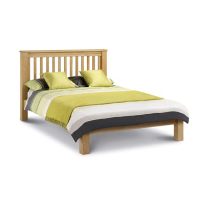 Oakham Cedar Oak Low Footend Bed Double (135Cm) from B&Q