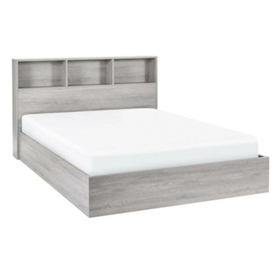 Oakham Alder Ottoman Storage BedGrey Oak Single (90Cm) from B&Q