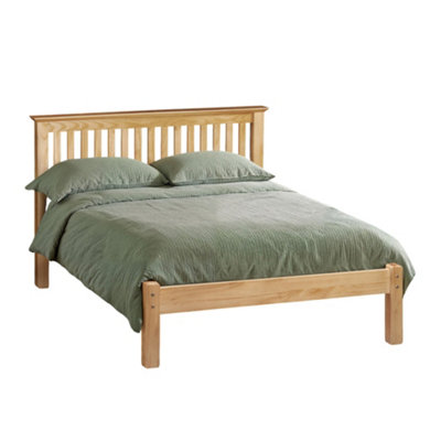 Oakham Juniper Pine Low Footend Bed Double (135Cm) from B&Q