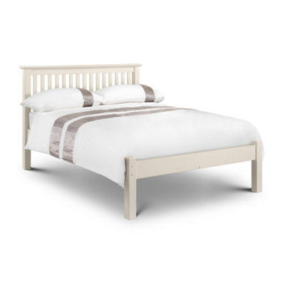 Oakham Juniper White Low Footend Bed King (150Cm) from B&Q
