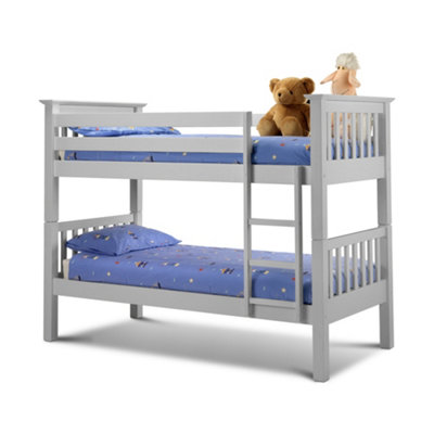 Oakham Juniper Bunk Dove Grey Single (90Cm) from B&Q