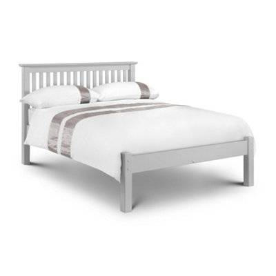 Oakham Juniper Grey Low Footend Bed Double (135Cm) from B&Q