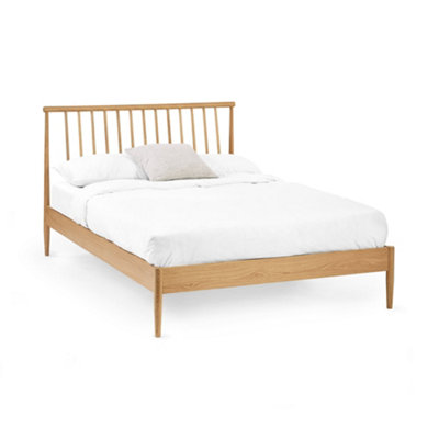 Oakham Magnolia Oak Spindle Bed Double (135Cm) from B&Q