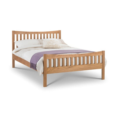 Oakham Sycamore Oak Bed Double (135Cm) from B&Q