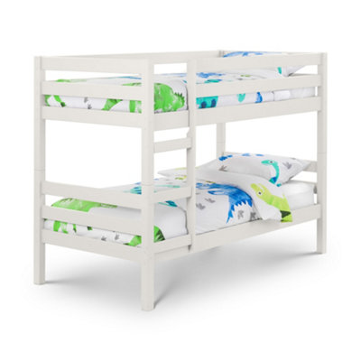 Oakham Fir Bunk Bed Surf White Single (90Cm) from B&Q