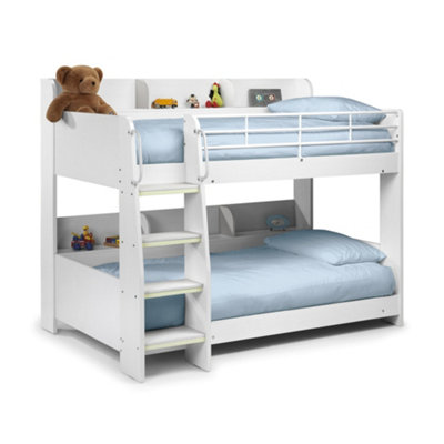Oakham Walnut Bunk White Single (90Cm) from B&Q