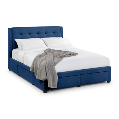 Oakham Pear 4 Drawer Bed Blue Superking (180Cm) (150Cm) from B&Q