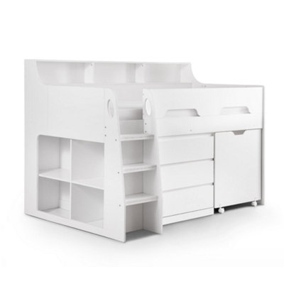 Oakham Lake Midsleeper White Single (90Cm) from B&Q