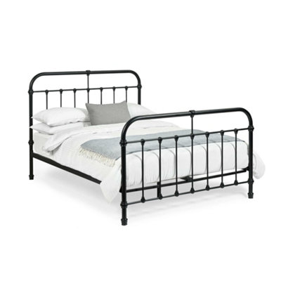 B&Q -  Onyx Metal Bed Double (135Cm)