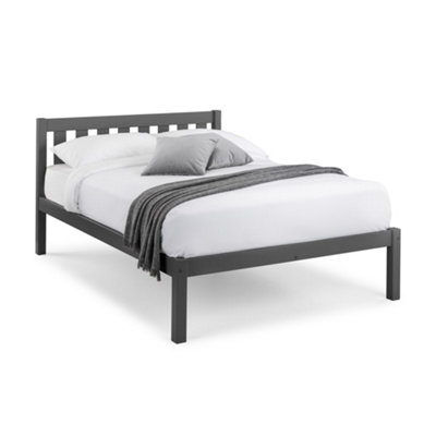 Oakham Jade BedAnthracite Double (135Cm) from B&Q