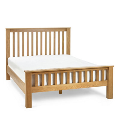 Oakham Pearl High Footend Bed Double (135Cm) from B&Q