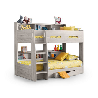 Oakham Ironwood Bunkbed Grey Oak Single (90Cm) from B&Q