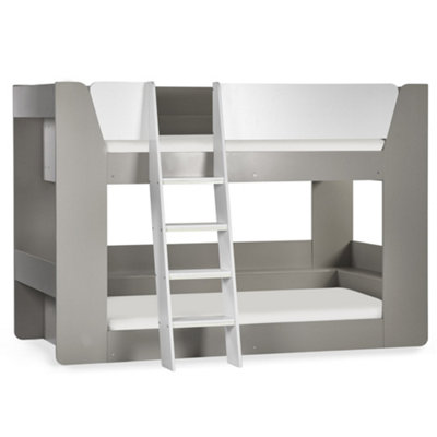 Oakham Cobaltwood Bunk Bed Taupe & White Single (90Cm) from B&Q