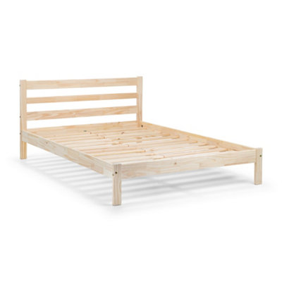 Oakham Bay BedUnfinished Pine Double (135Cm) from B&Q